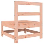 vidaXL Canapé central de jardin bois massif douglas
