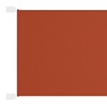 vidaXL Auvent vertical Terre cuite 140x420 cm Tissu oxford