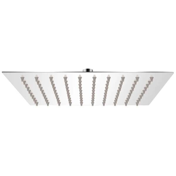 vidaXL Tête de douche plongeante carrée en acier inoxydable 20x20 cm