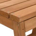 vidaXL Escabeau pliable Bois de sapin massif