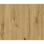 FMD Meuble TV/Hi-Fi 182x33x70 2 cm Blanc et chêne artisanal