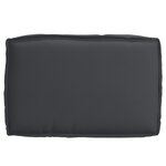 vidaXL Coussin Pallet pour siège noir 60x40x8 cm en tissu Oxford