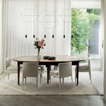 Tapis coton beige texturé avec finition pompons XL - 200 x 300 cm