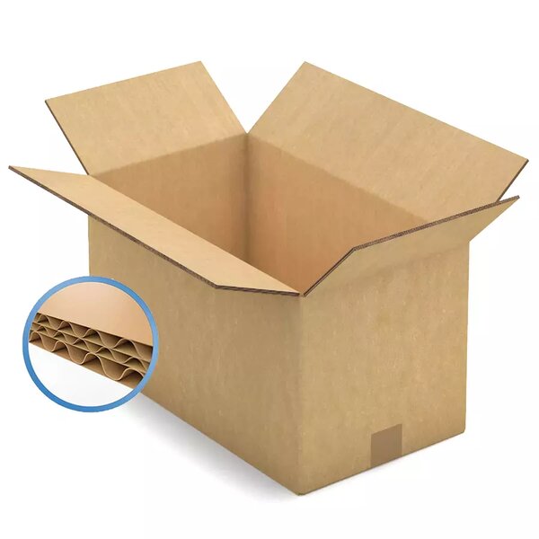 Caisses carton – (5) Triple cannelure brun 50x80x50 cm – Bulteau Systems