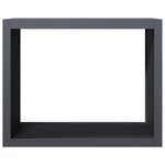 vidaXL Portant de bois de chauffage anthracite 100x40x80 cm acier