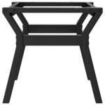 vidaXL Pieds de table basse cadre en Y 60x40x38 cm acier