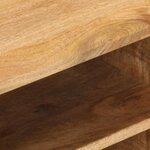 vidaXL Meuble TV 116x30x35 cm Bois de manguier solide