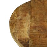 vidaXL Table ronde Ø160x76 cm Bois massif Bois de manguier