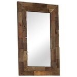 vidaXL Miroir Bois de récupération massif 50 x 80 cm