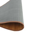 vidaXL Tapis rond marron 60 cm bambou