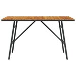 Ensemble de canapé de jardin 2 pièces avec coussins en poly rotin naturel
