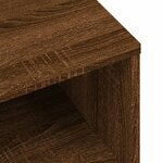 vidaXL Meuble TV chêne marron 80x40x40 cm bois d'ingénierie
