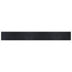 vidaXL Tapis rectangulaire noir 60x500 cm bambou