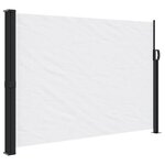 vidaXL Auvent latéral rétractable blanc 140x300 cm