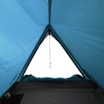vidaXL Tente de camping 2 personnes bleu imperméable