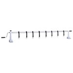 vidaXL Rouleau de couverture de piscine avec base en plastique