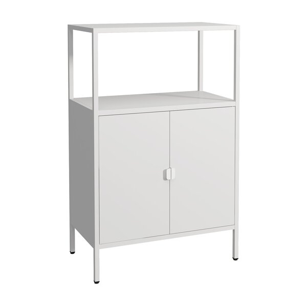 Armoire de bureau casier de bureau meuble de rangement pour salon bureau chambre atelier acier 110 x 70 x 40 cm gris clair 03_0006317