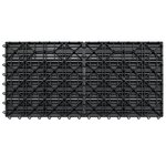 vidaXL Dalles WPC 60x30 cm 6 Pièces 1m² Gris