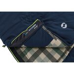 Outwell Sac de couchage Camper Lux fermeture éclair gauche gris foncé