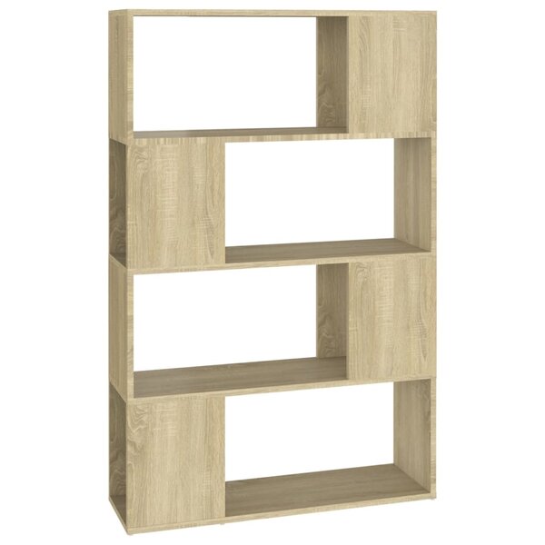 vidaXL Bibliothèque/Séparateur de pièce Chêne Sonoma 80x24x124 5 cm