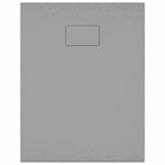 vidaXL Receveur de douche SMC Gris 90x70 cm