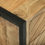 vidaXL Buffet 100x30x75 cm Bois Massif d'Acacia