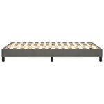 vidaXL Cadre de lit sans matelas gris foncé 120x200 cm velours