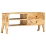 vidaXL Meuble TV 97 x 35 x 47 cm Bois de manguier massif