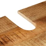 vidaXL Ensemble de meubles salle de bain 4 Pièces fer et bois de manguier