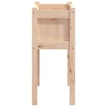 vidaXL Jardinières avec pieds 70x31x70 cm bois de pin massif