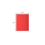 Paquet De 100 Sous-chemises Rock''s 80 - 22x31cm - Rouge - Exacompta