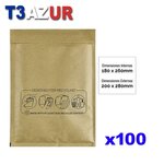 T3AZUR-  Enveloppes bulles  Nº14 - 180x260 mm - Lot de 100