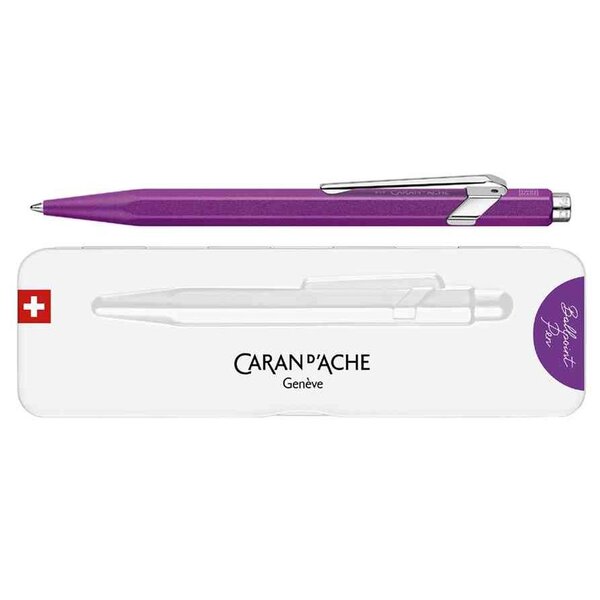 Stylo à bille 849 colormat-x  violet caran d'ache