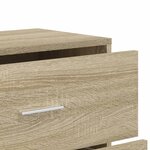 vidaXL Buffet chêne sonoma 60x31x84 cm bois d'ingénierie