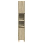 vidaXL Ensemble de meubles de salle de bain 3 Pièces chêne sonoma