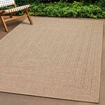 vidaXL Tapis ZIZUR 240x340 cm aspect de jute intérieur et extérieur