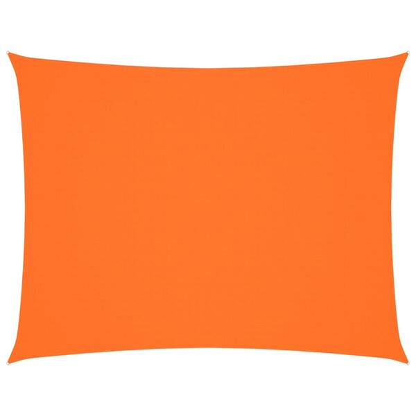 vidaXL Voile de parasol tissu oxford rectangulaire 3x4 5 m orange