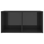 vidaXL Ensemble de meubles TV 6 Pièces Gris brillant Bois d'ingénierie