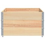 vidaXL Jardinière 150x100 cm bois de pin massif