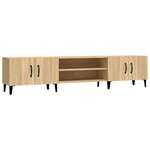 vidaXL Meubles TV chêne sonoma 180x31 5x40 cm bois d'ingénierie