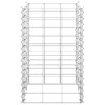vidaXL Lits surélevés en gabion 3 Pièces 30x30x50 cm Fer