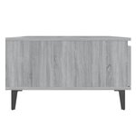 vidaXL Table basse Sonoma gris 90x60x35 cm Aggloméré