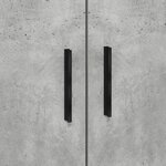 vidaXL Cadre de lit gris béton 90x200 cm