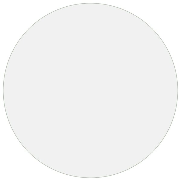 vidaXL Protecteur de table mat Ø 90 cm 2 mm PVC