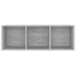 vidaXL Meubles TV 4 Pièces Gris béton 107x35x37 cm Aggloméré