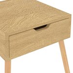 vidaXL Table de chevet Chêne sonoma 40x40x56 cm Bois d'ingénierie