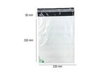 100 Enveloppes plastique opaques ECO 60 microns N°3 - 280x370mm