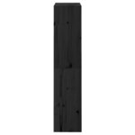 vidaXL Bibliothèque/Séparateur de pièce Noir 60x30x135 5 cm Pin massif