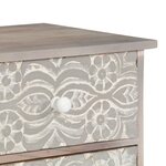 vidaXL Meuble TV 120x30x40 cm Bois d'acacia massif