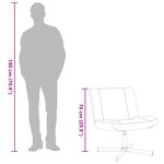 vidaXL Chaise d'Appoint Vert foncé Polyester Standard